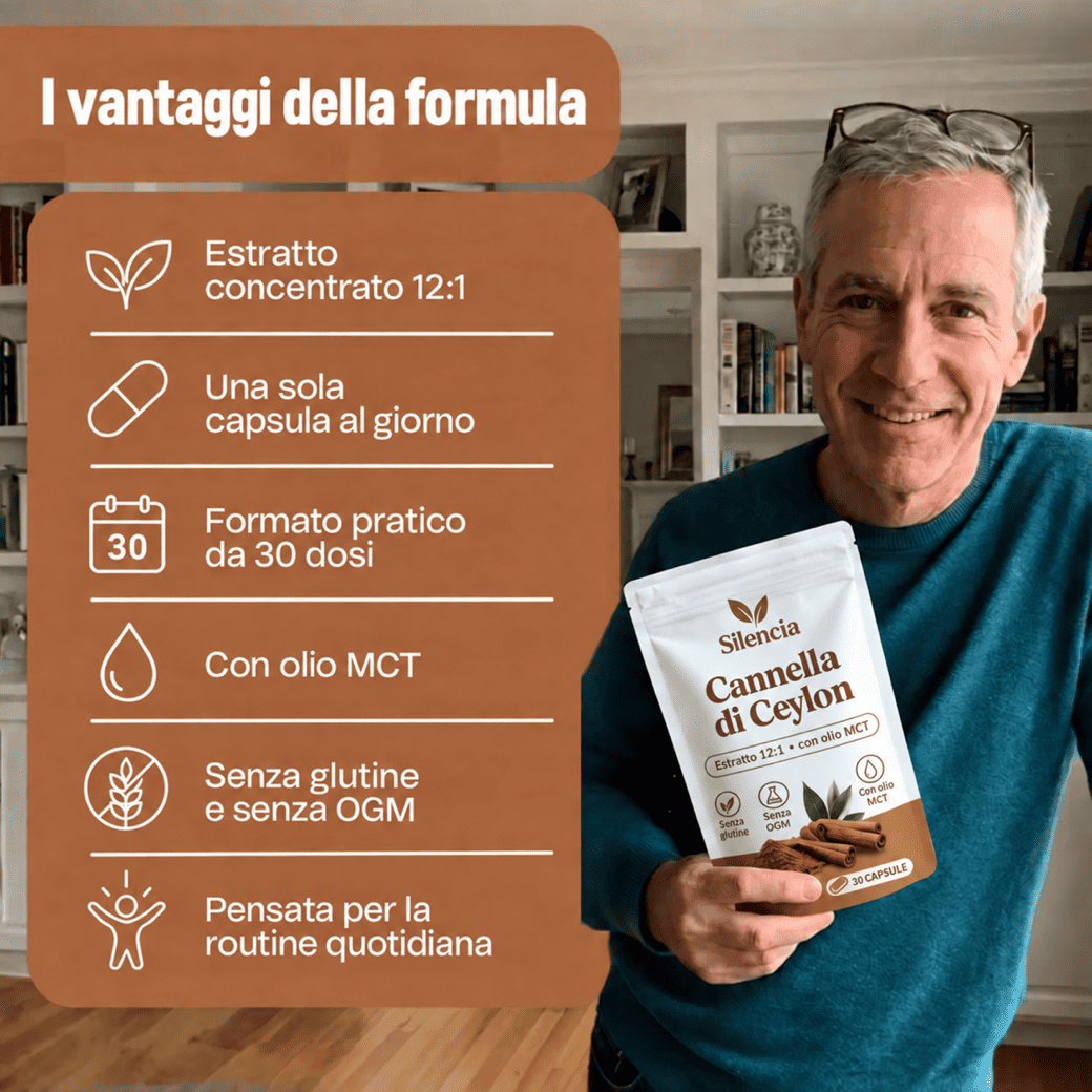 Cannella di Ceylon 7200mg + Olio MCT