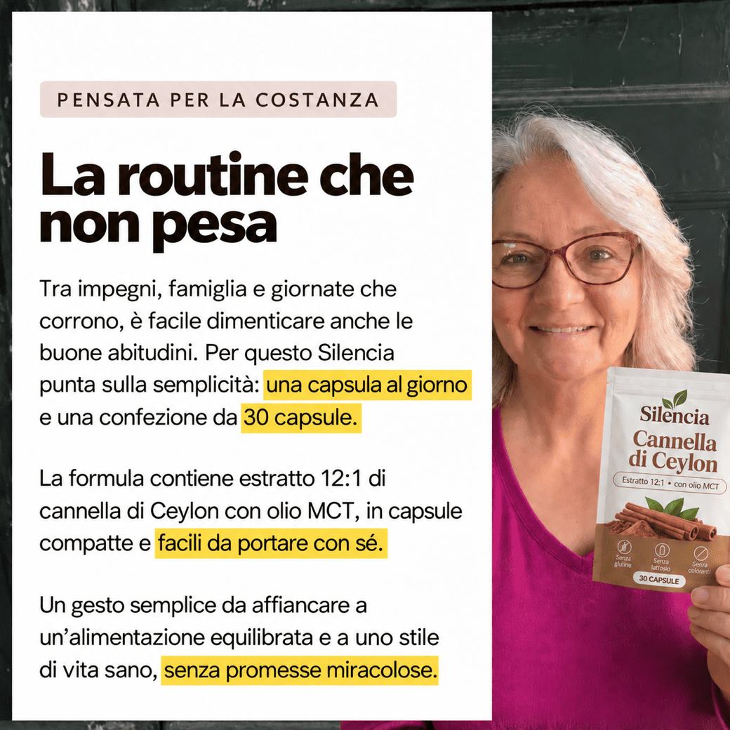 Cannella di Ceylon 7200mg + Olio MCT