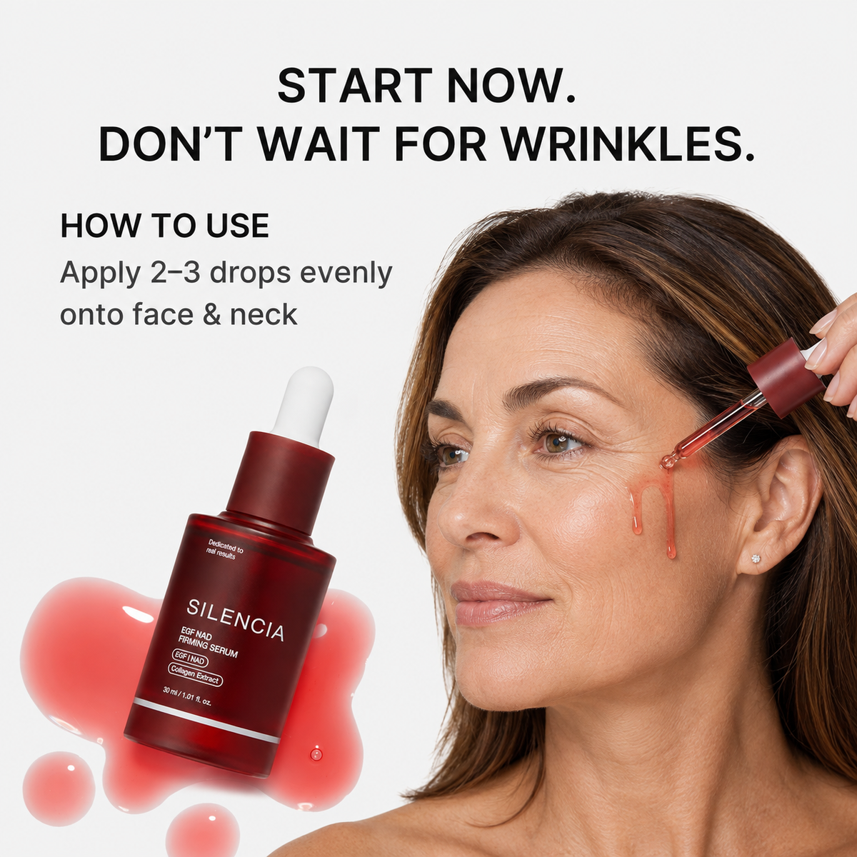 The Red Serum · Korean NAD+ Growth Factor