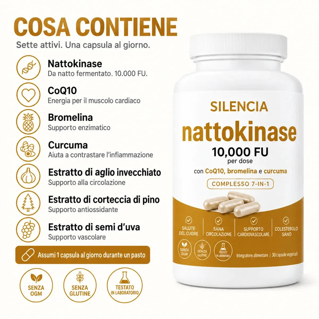Sette ingredienti, scritti per intero