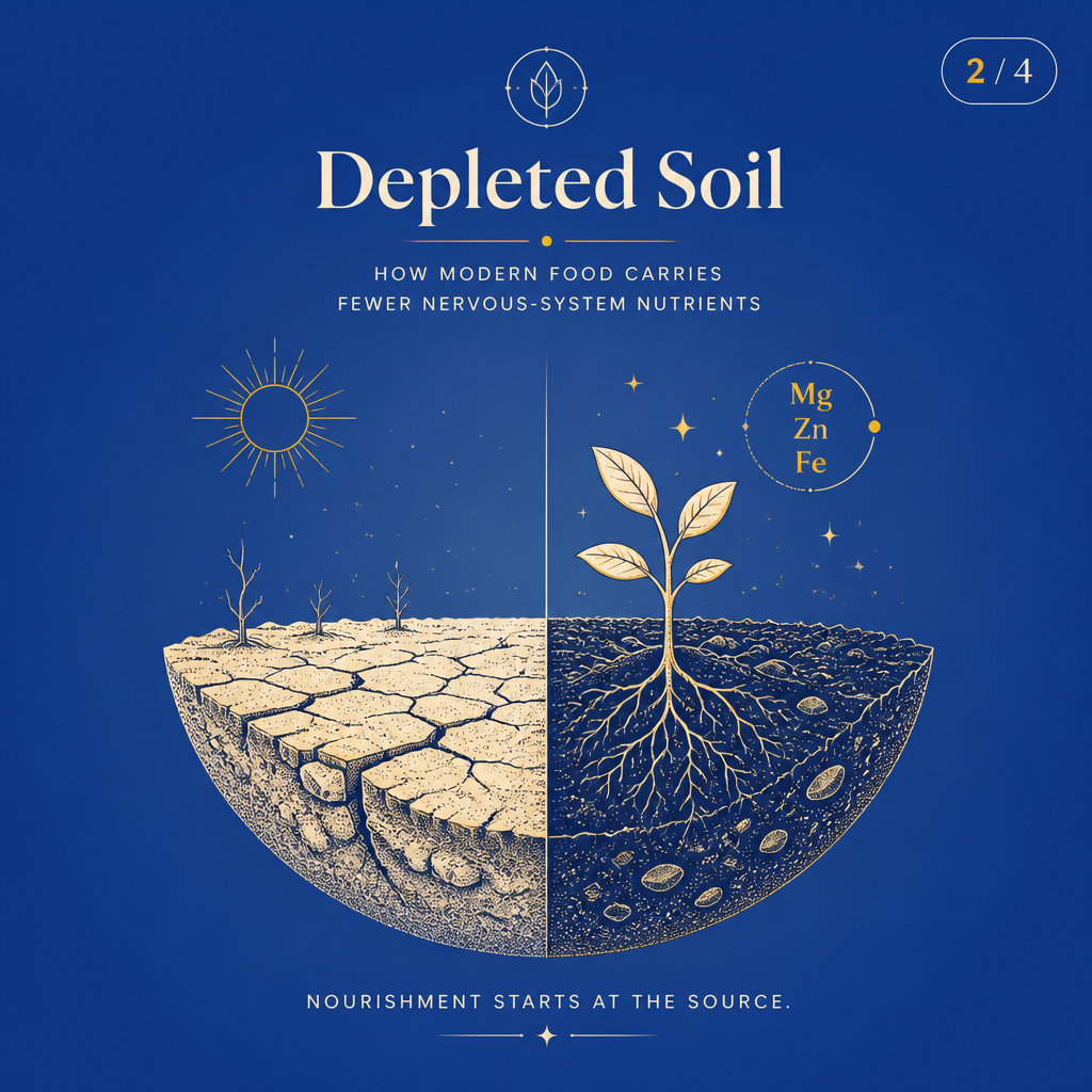 Depleted soil vs healthy soil