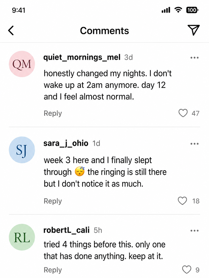 Instagram comment thread